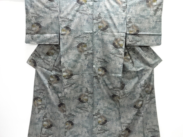 Japanese Kimono / Tsumugi Omeshi Silk